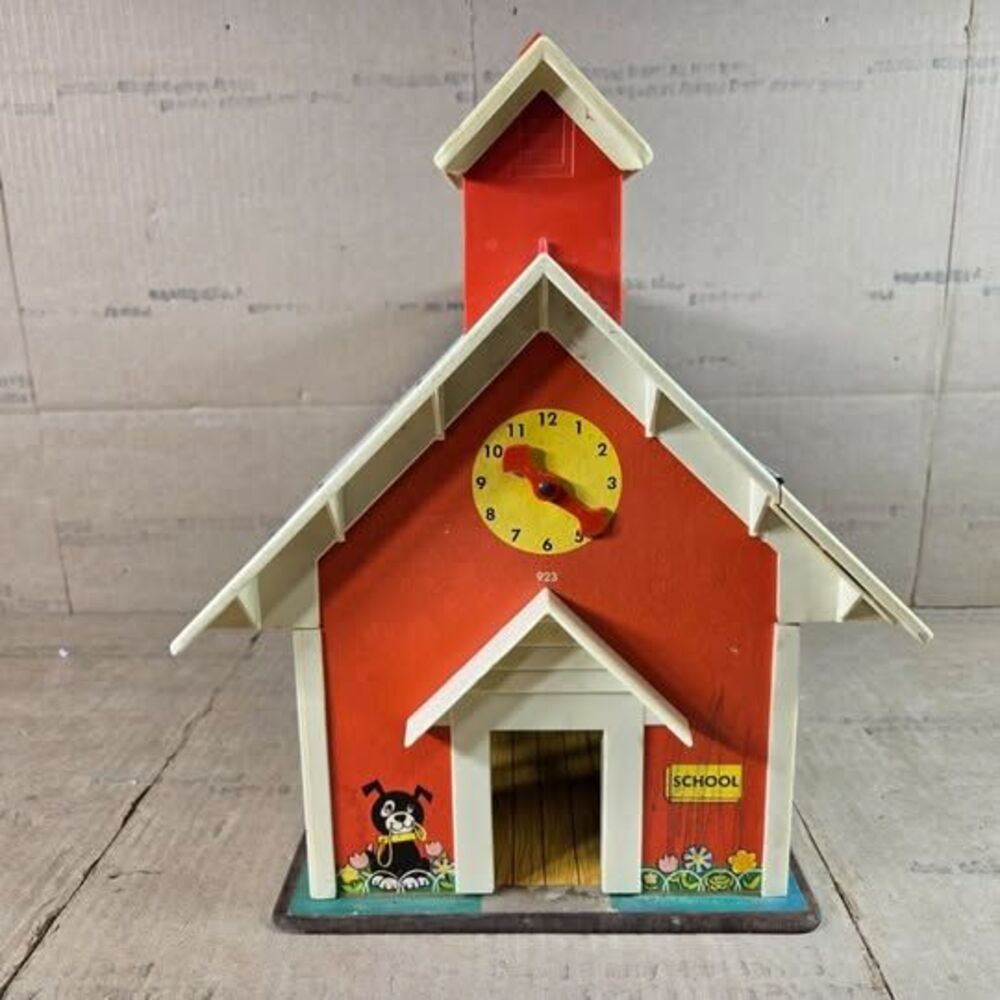 Vintage Fisher Price Little People Family School House, Students & Accessories - Picture 13 of 14